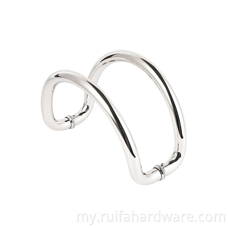 လက်ကားထုံးစံအတိုင်းဖန်သားပြင်တံခါးလက်ကိုင် (3) Wholesale Custom Glass Shower Door Handles (3)